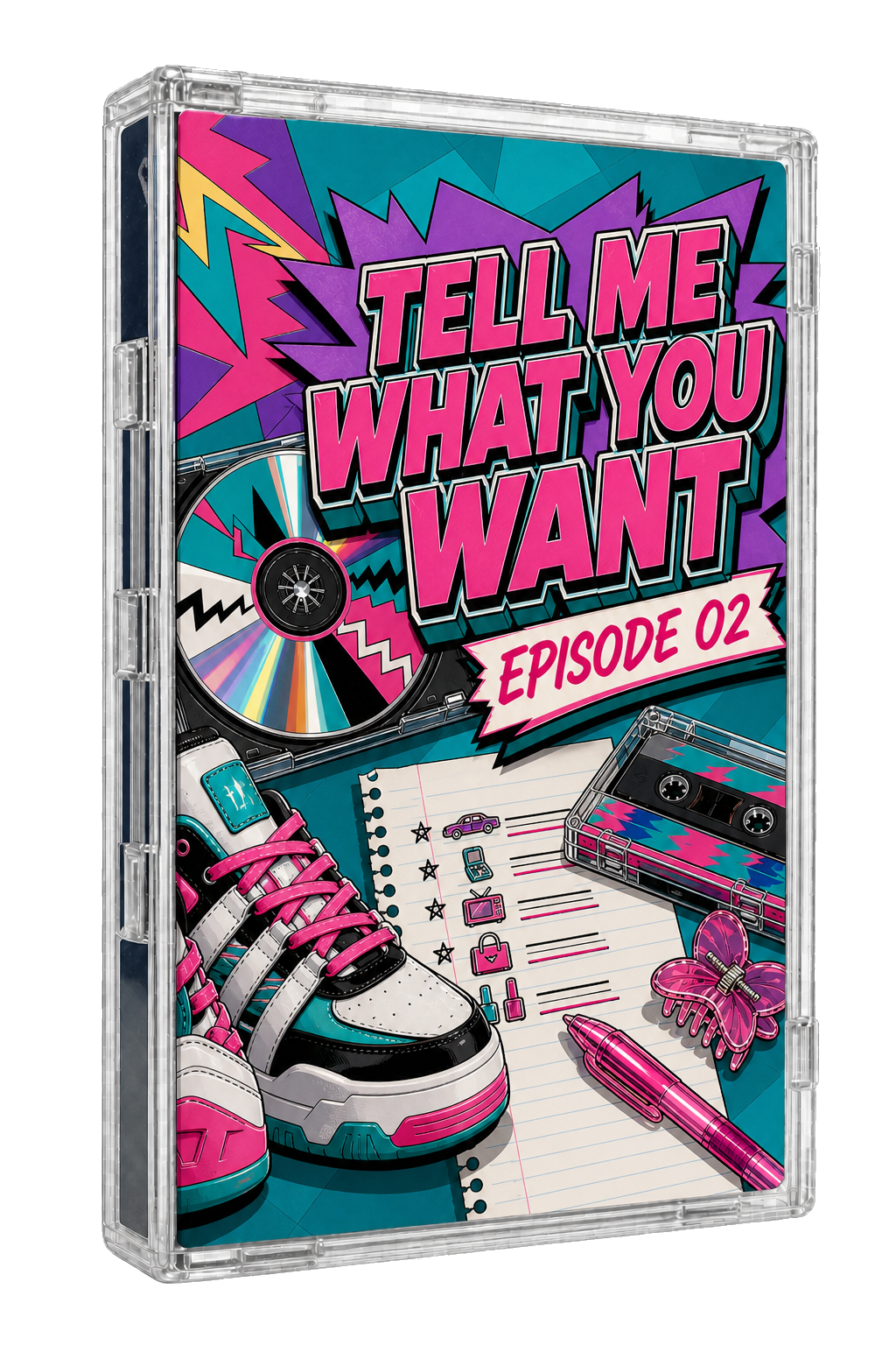 Episode 02 VHS case: Tell Me What You Want
